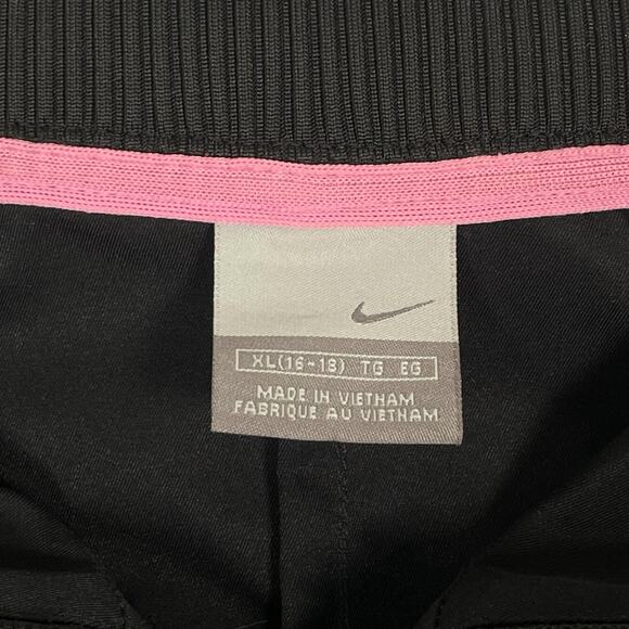 Nike Women's XL Mock Neck Full Zip Black Performance Athletic Jacket - Picture 9 of 9